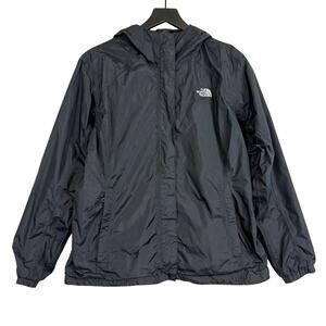 The North Face Womens DryVent Rain Jacket Nylon Black Water Repellent - L